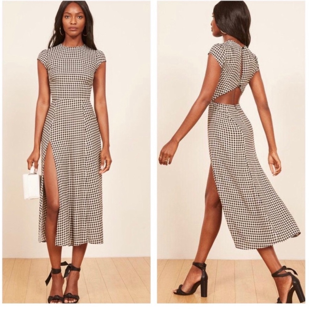 Reformation Gavin Dress in Gingham